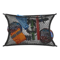 Gepäcknetz elastisch 80x60cm doppel mit Kunststoff-Haken NS-2