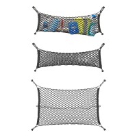 Gepäcknetz elastisch 80x50cm mit Kunststoff-Haken NS-3