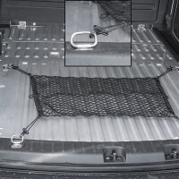 Gepäcknetz elastisch 80x50cm mit Kunststoff-Haken NS-3