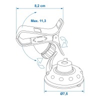 Universal Navi / Handyhalterung mit Saugnapf
