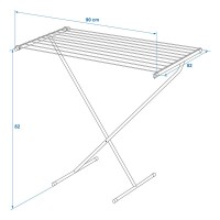 Wäscheständer mit 10x 90 cm Drahtlänge