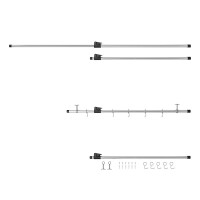 Aufhängeschiene für Wohnmobilgarage 85 - 165 cm