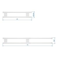 Universal-Verriegelungsstangen verstellbar 41-71cm