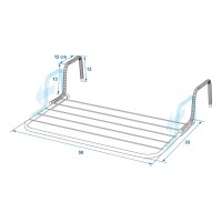 Wäschetrockner mit Zeilenlänge 6x50cm
