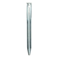 Zelthering 22cm Metal halbrund 10 Stück im Polybeutel