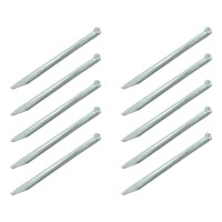 Zelthering 30cm Metal halbrund 10 Stück im Polybeutel