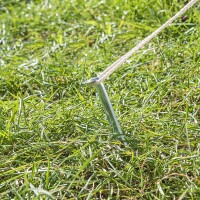 Zelthering 30cm Metal halbrund 10 Stück im Polybeutel