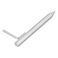 Bodenanker 20 cm Verzinkter Stahl mit L-Haken
