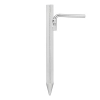 Bodenanker 20 cm Verzinkter Stahl mit L-Haken