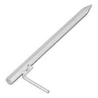 Bodenanker 30 cm Verzinkter Stahl mit L-Haken
