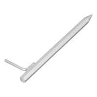 Bodenanker 30 cm Verzinkter Stahl mit L-Haken