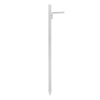 Bodenanker 50 cm Verzinkter Stahl mit L-Haken