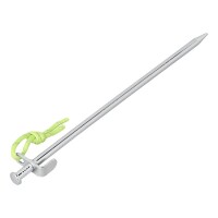 Felsbodenhering 30 cm Verzinkter Stahl mit L-Haken Heavy Duty - Set von 6 Stück