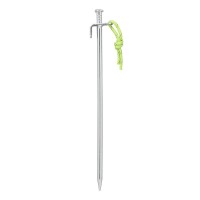 Felsbodenhering 30 cm Verzinkter Stahl mit L-Haken Heavy Duty - Set von 6 Stück
