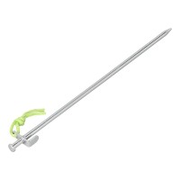 Felsbodenhering 40 cm Verzinkter Stahl mit L-Haken Heavy Duty - Set von 6 Stück