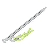 Felsbodenhering 20 cm Verzinkter Stahl mit P-Haken Heavy Duty - Set von 6 Stück