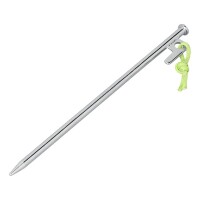 Felsbodenhering 30 cm Verzinkter Stahl mit P-Haken Heavy Duty - Set von 6 Stück