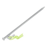Robuste Felsbodenhering 30 cm Verzinkter Stahl mit P-Haken Heavy Duty - Set von 6 Stück