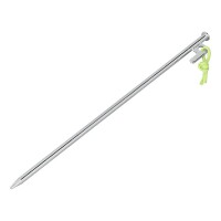 Felsbodenhering 40 cm Verzinkter Stahl mit P-Haken Heavy Duty - Set von 6 Stück