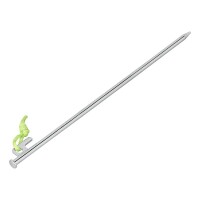 Felsbodenhering 40 cm Verzinkter Stahl mit P-Haken Heavy Duty - Set von 6 Stück