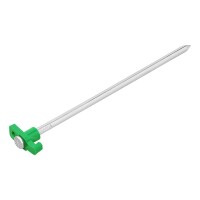 Zelthering 25cm Metal mit Kunststoffhaken 6 Stück im Polybeutel