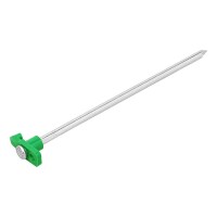 Zelthering 25cm Metal mit Kunststoffhaken 6 Stück im Polybeutel