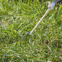 Zelthering 22cm Metal mit offener Öse 10 Stück im Polybeutel