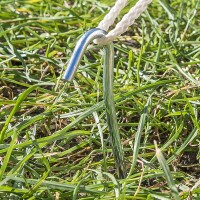Zelthering 30cm Metal mit offener Öse 10 Stück im Polybeutel