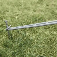 Felsbodenhering 17cm Metal mit geschweißte Querstift