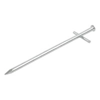 Felsbodenhering 17cm Metal mit geschweißte Querstift 6 Stück im Polybeutel