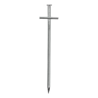 Felsbodenhering 17cm Metal mit geschweißte Querstift 6 Stück im Polybeutel