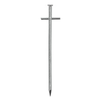 Felsbodenhering 17cm Metal mit geschweißte Querstift 6 Stück im Polybeutel
