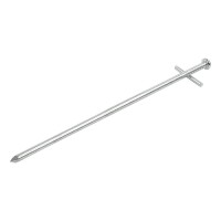 Felsbodenhering 23cm Metal mit geschweißte Querstift