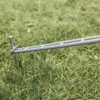 Felsbodenhering 23cm Metal mit geschweißte Querstift