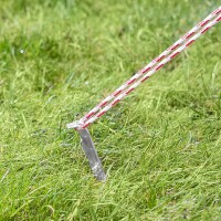 Zelthering 18,5cm Aluminium geriffelt 6 Stück im Polybeutel