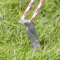 Zelthering 18,5cm Aluminium geriffelt 6 Stück im Polybeutel