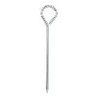 Zelthering 19cm Aluminium mit Aug 10 Stück im Polybeutel