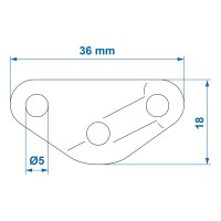 Dreieck Zeltleinenspanner 10 Stück im Blister