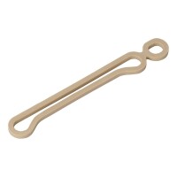 Faltwagenfenstergummi mit Doppelöse - Set von 10 Stück