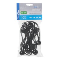 Zeltspanner elastisch 15cm mit Kunststoffball - Set von 10 Stück