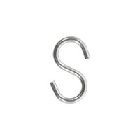 S-Haken Ø4mm 4,4x2,1cm 6 Stück im Blister