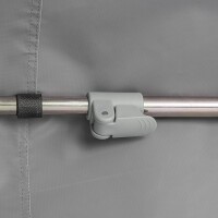 Rohrklemme für Zeltstange mit Schnellspanner 19-22mm - Set von 4 Stück