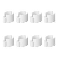 Kabelklemme weiß 22-32mm - Set von 8 Stück