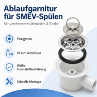 Winkelablauf Ablauf Dusche Waschbecken 19mm Wohnmobil Wohnwagen