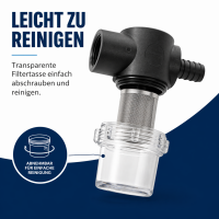 Lilie®Frischwasser Schraubfilter 1/2" x 12mm Wohnmobil Wohwnagen