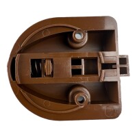 Toilettenraum-Schnappschloss braun 44411